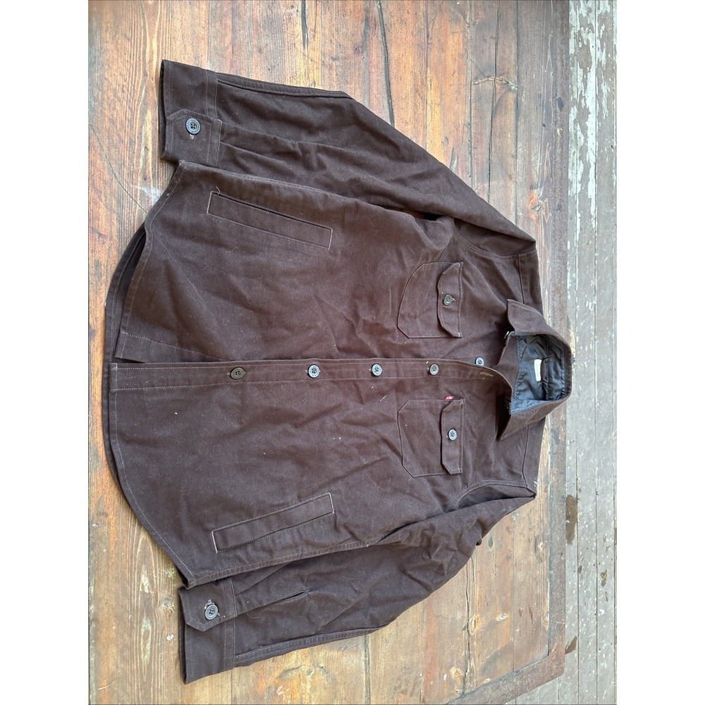 Levi's Men's Canvas Workwear Shirt Jacket Brown Size M Sample 27749-0002 Shacket